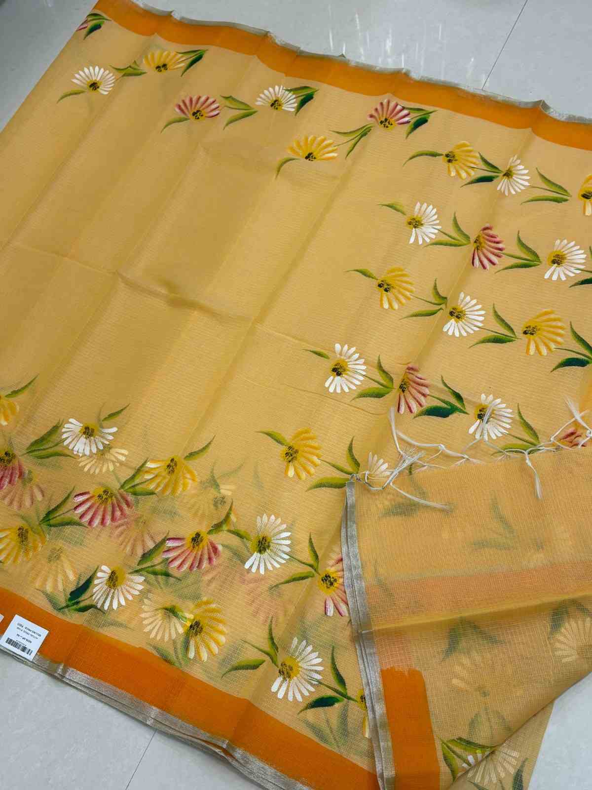 Mix Kota Handpaint Saree