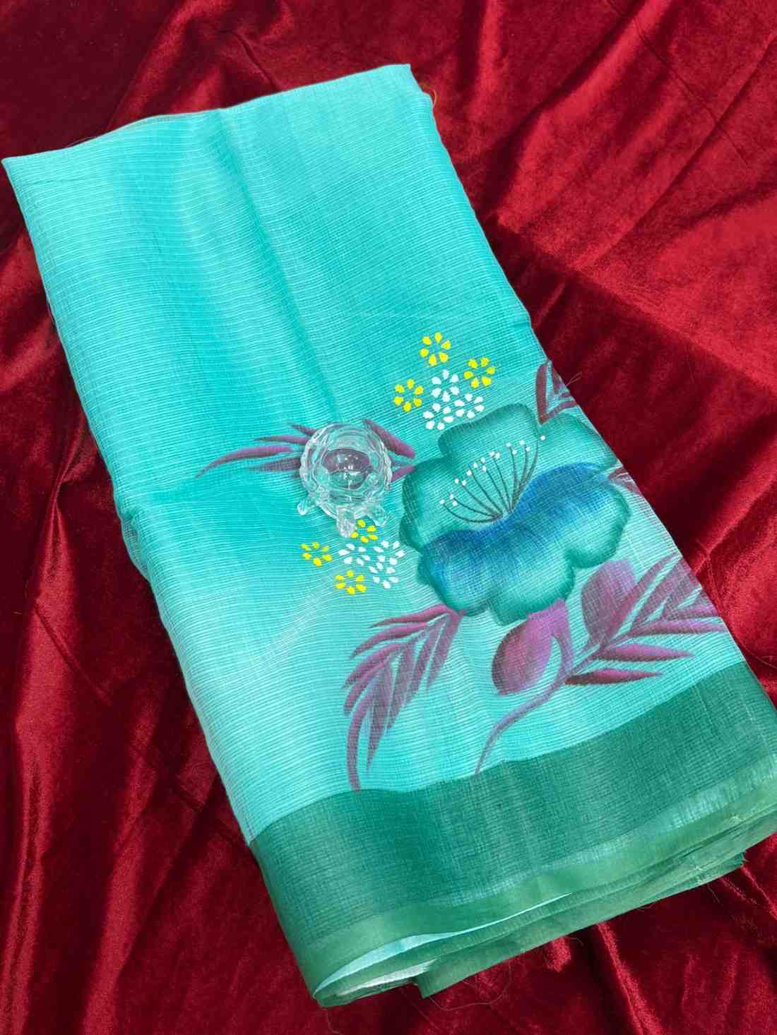 Mix Kota Handpaint Saree