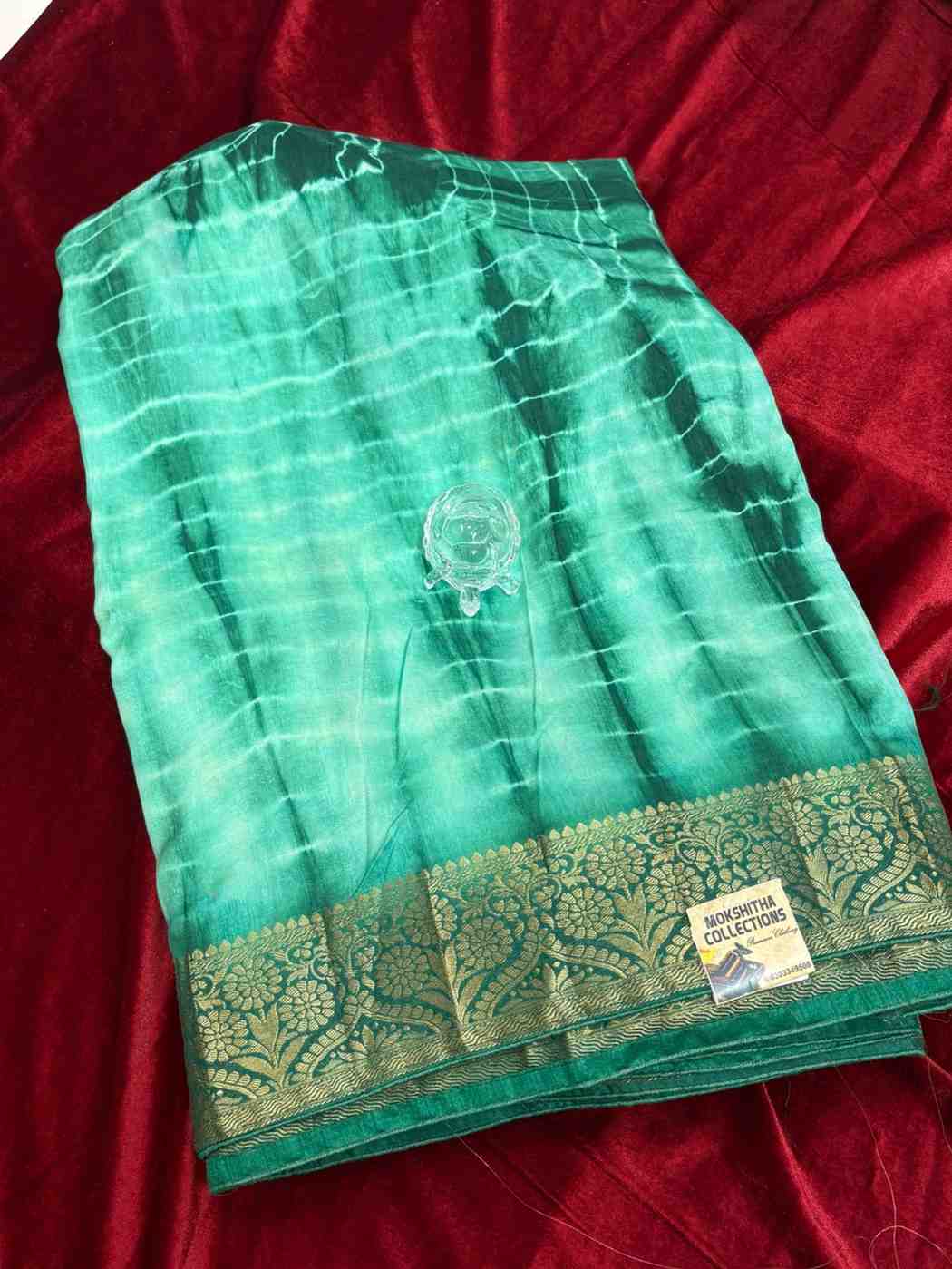 Dola Crepe Shibori Saree