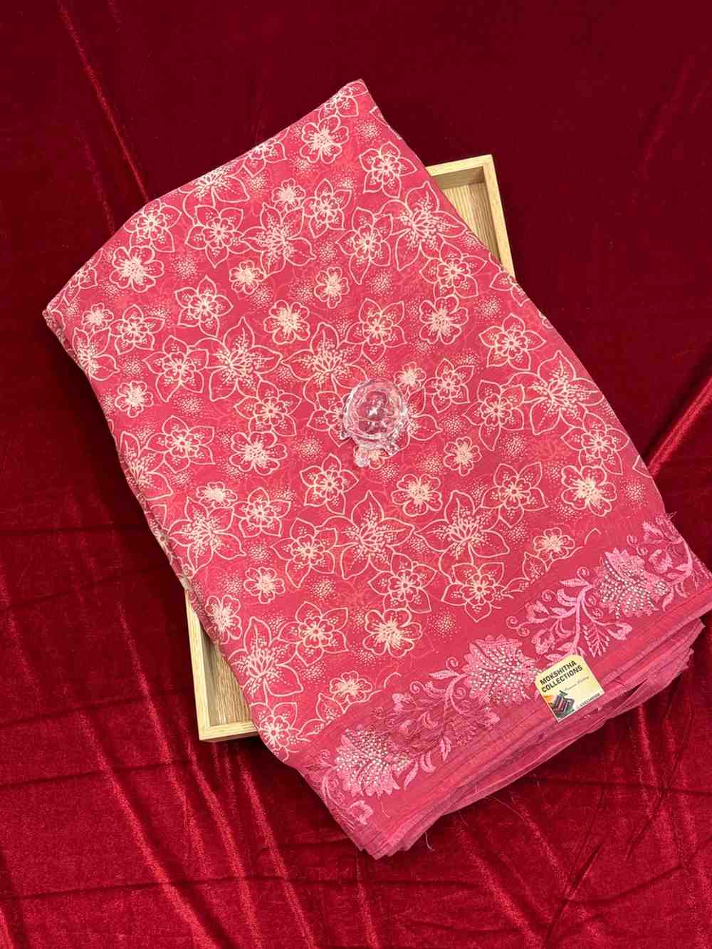 Crush Georgette Saree