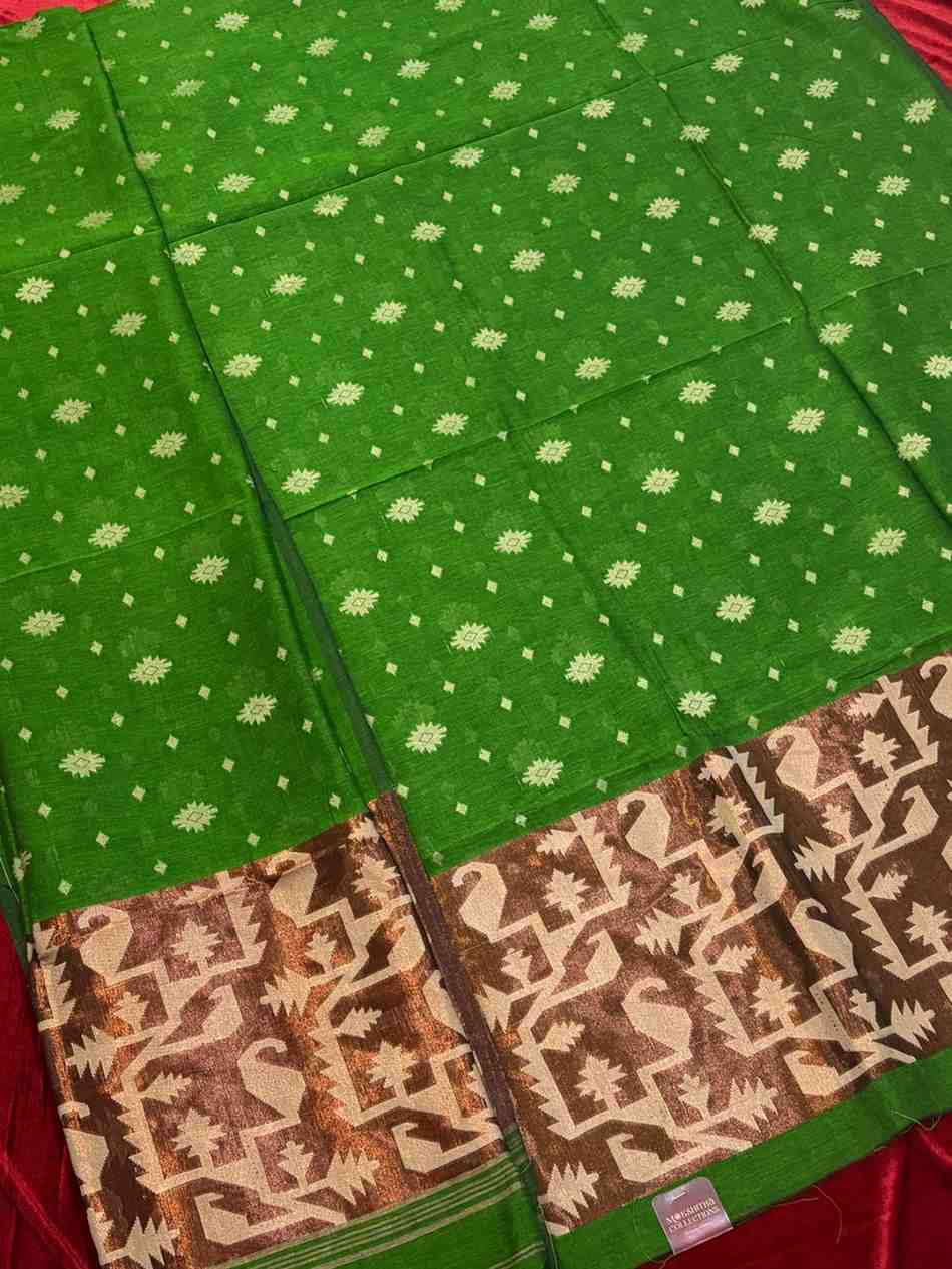 Cotton Jamdani Tissue Zari