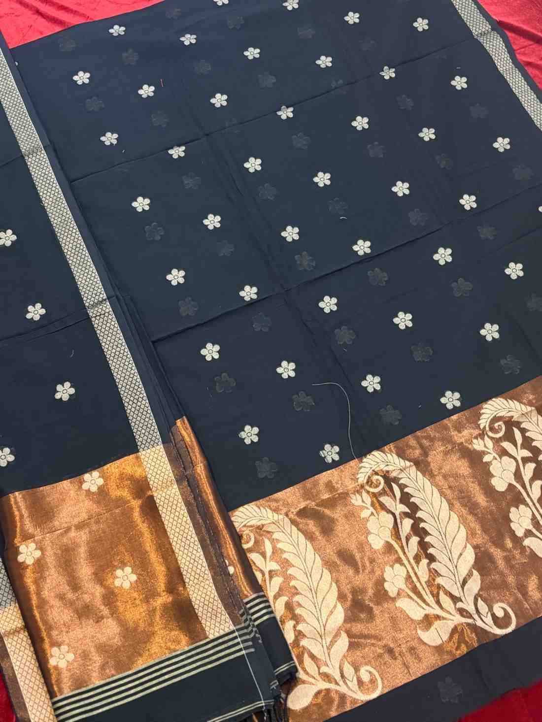 Cotton Jamdani Tissue Zari