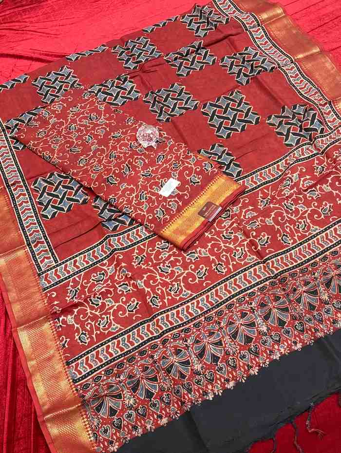 Ajrak Chennurisilk Material