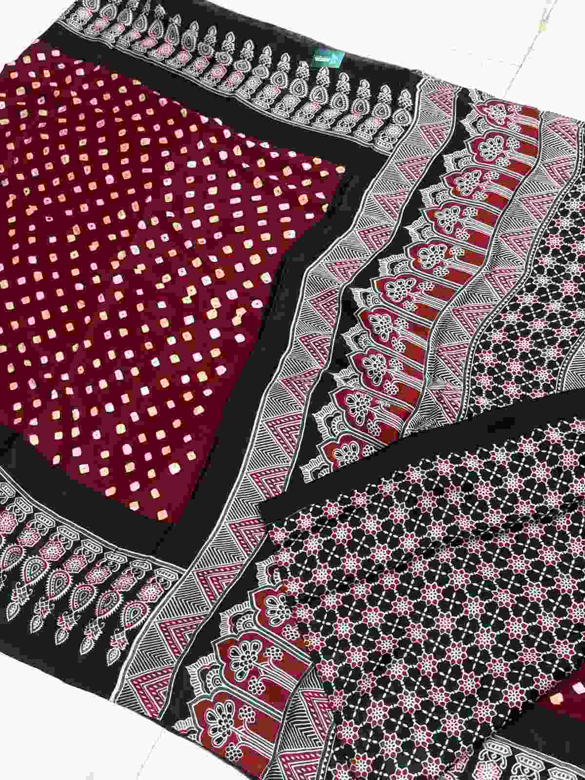 Modal Satin Bandini Saree