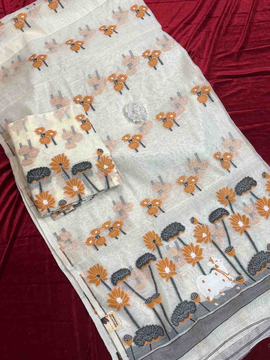 Jamdani Mix Dress