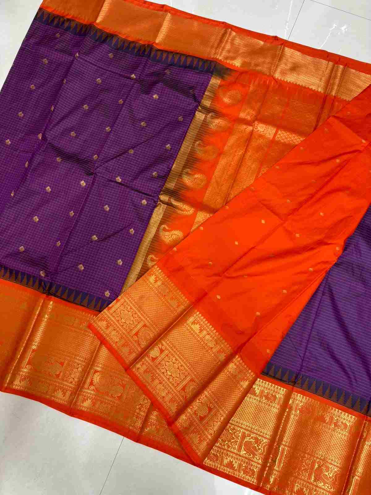 Orange and purple 