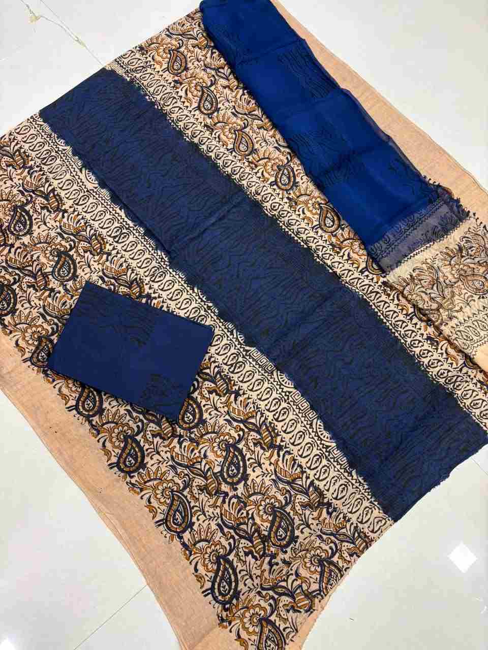 Crean and royal blue