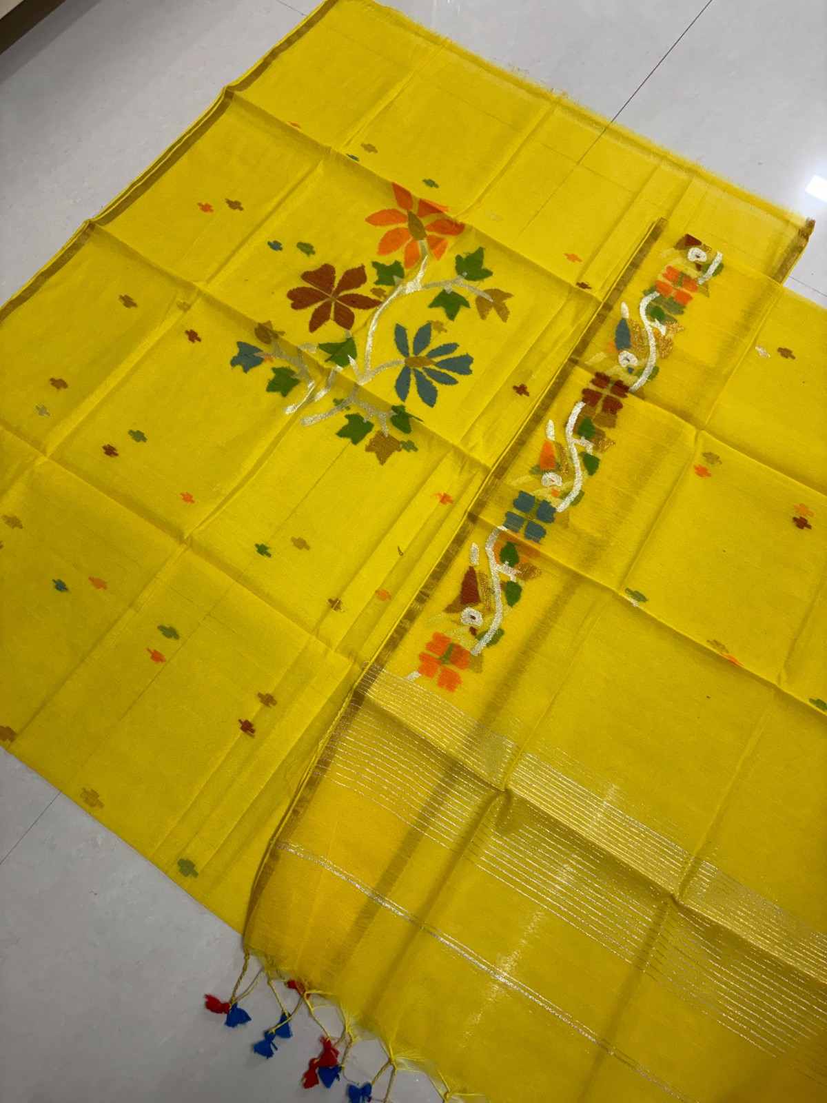 Jamdani Mix Dress