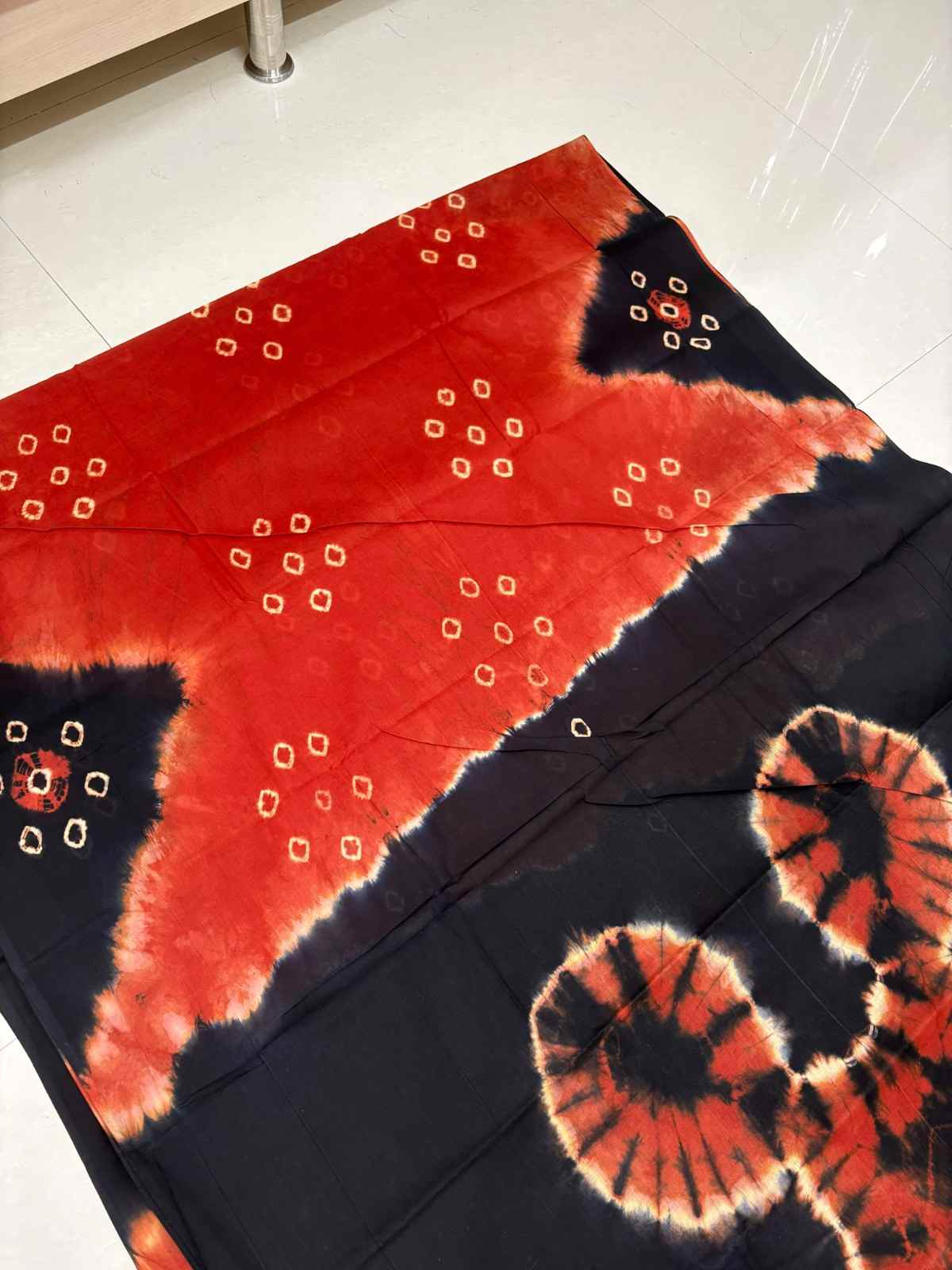 Orange and black