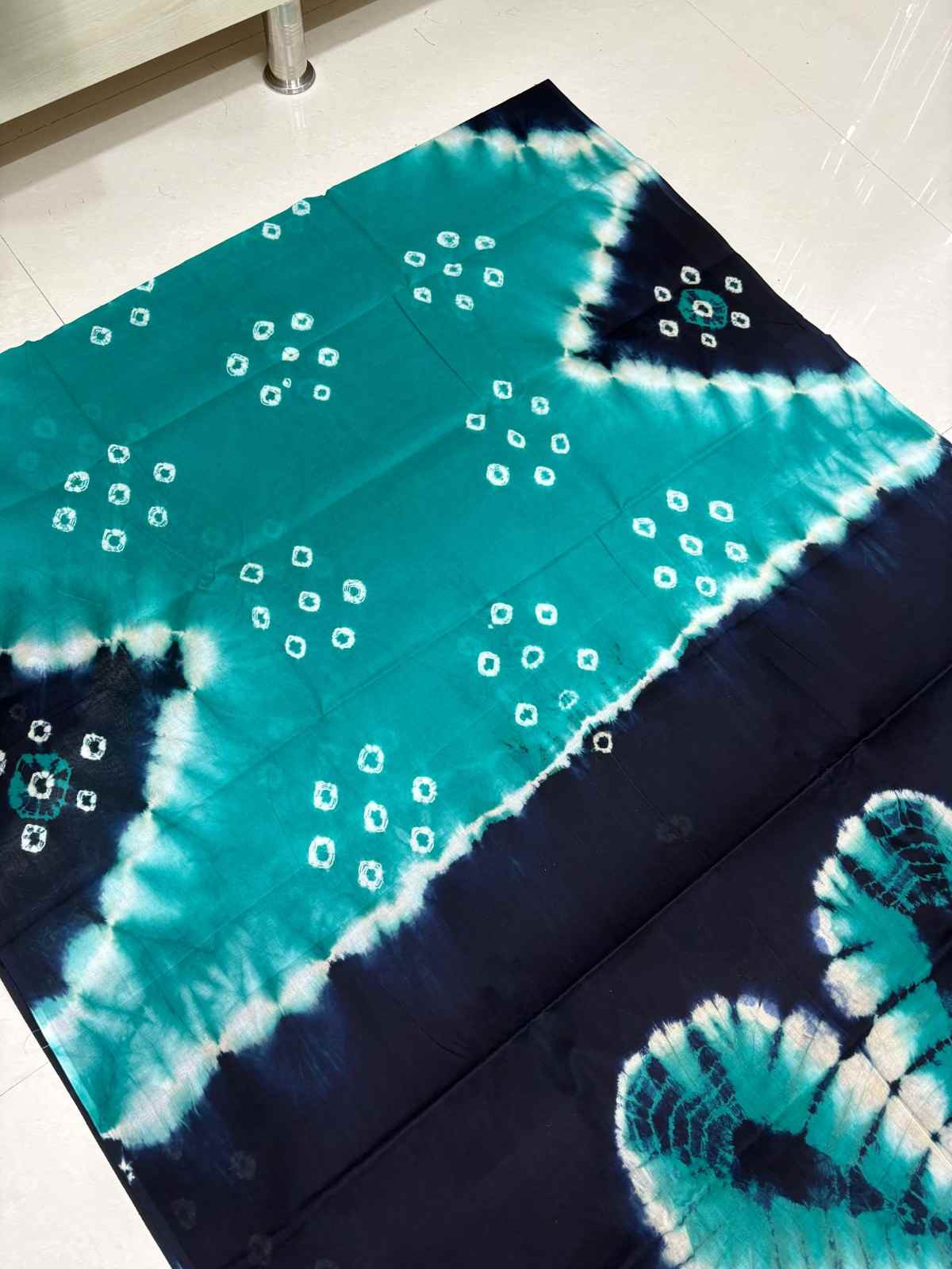 Sea green and navy blue 