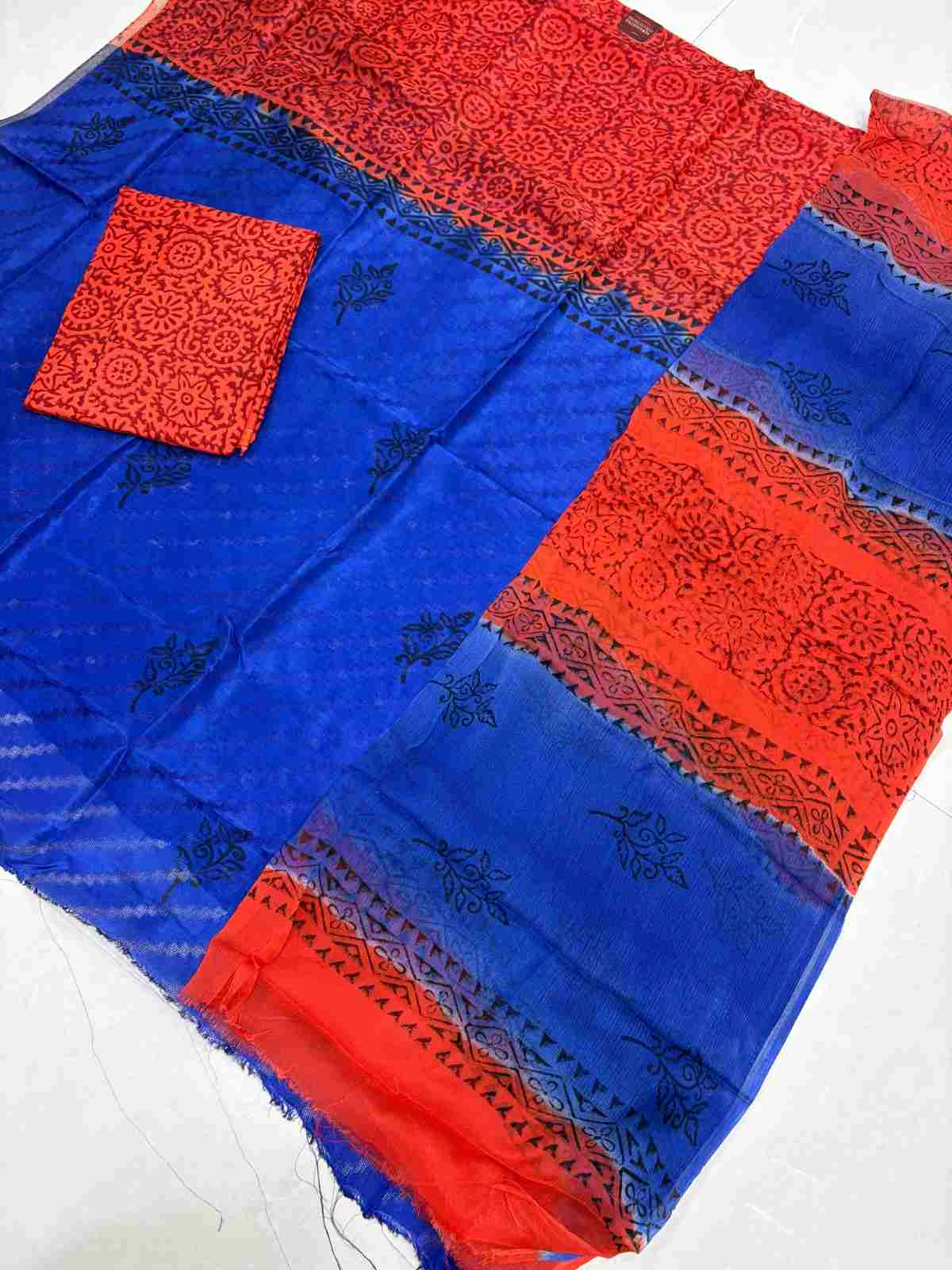 Blue and orange