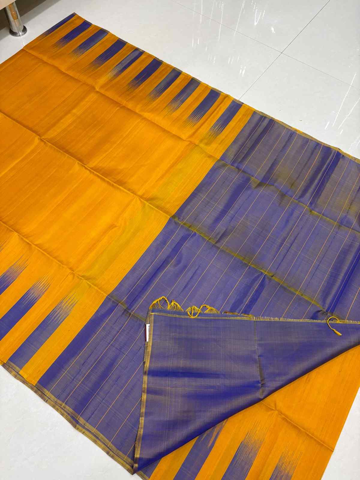 Mustard yellow and dual color lavender 