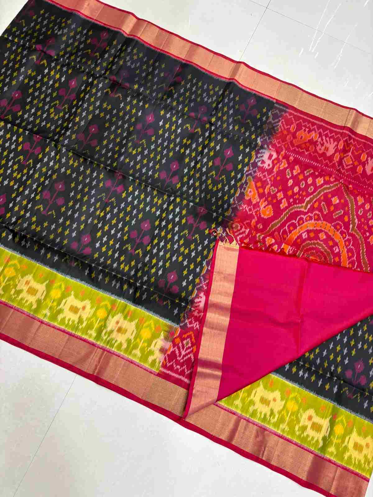 PURE IKKAT PATTU SAREE