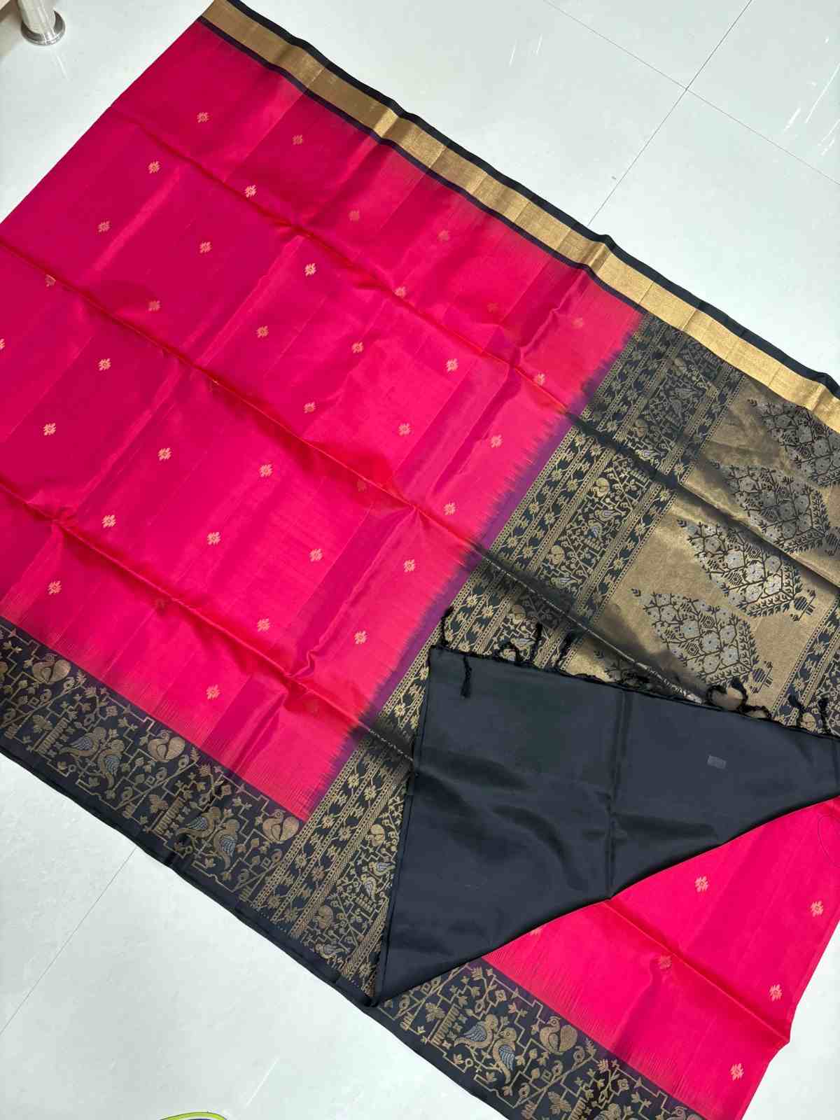 PURE KANCHI PAITHANI WEAVING BORDER SAREE