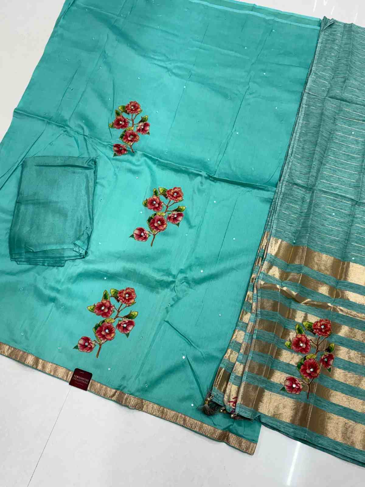 Mul chanderi work