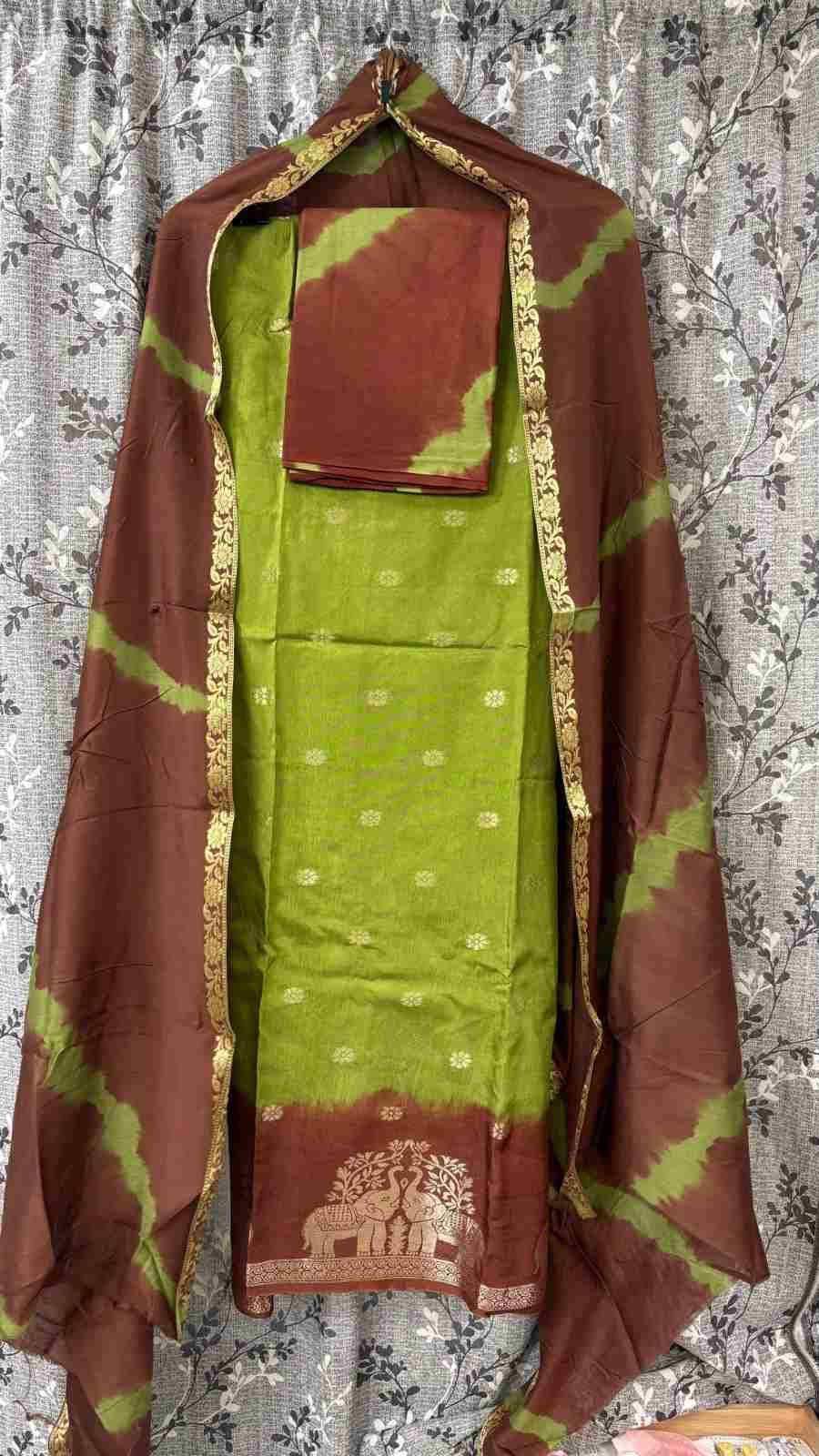 Green and brown