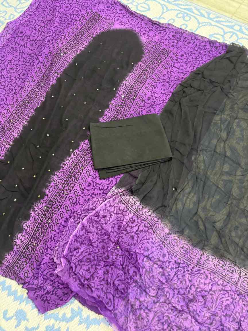 GEORGETTE MIRROR DRESS MATERIALS 
