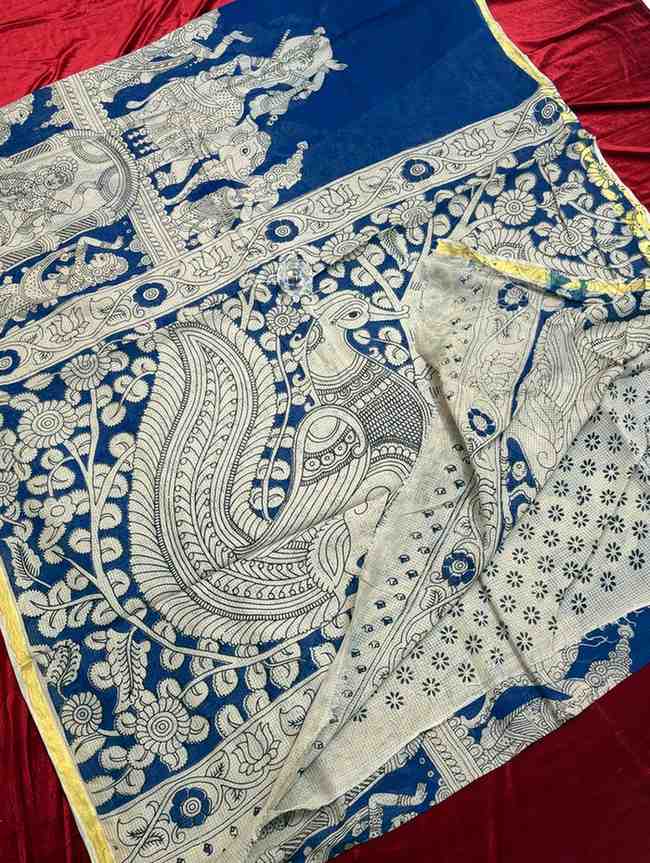 Kota Kalamkari Saree