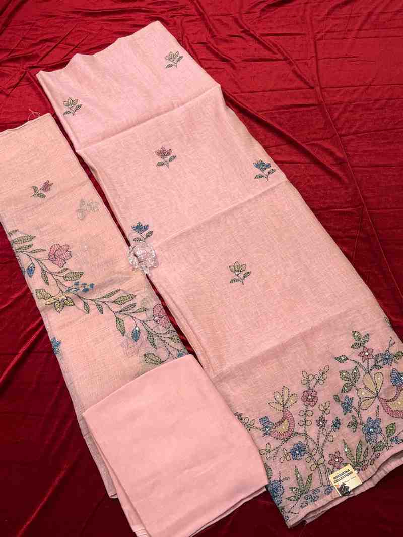 Chanderi Kantha Work